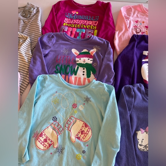 Children’s Place Long Sleeve Tshirts Bundle Girl’s 4T TCP - Picture 3 of 5